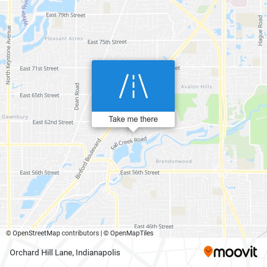 Orchard Hill Lane map