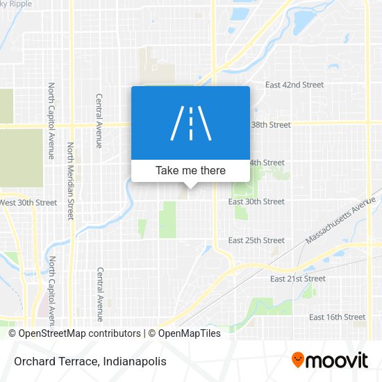 Orchard Terrace map
