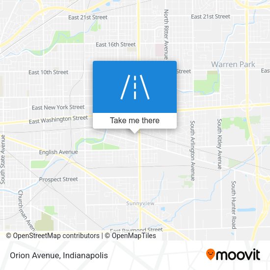 Mapa de Orion Avenue