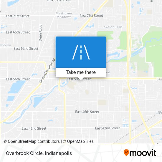 Mapa de Overbrook Circle