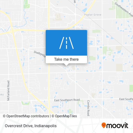 Overcrest Drive map
