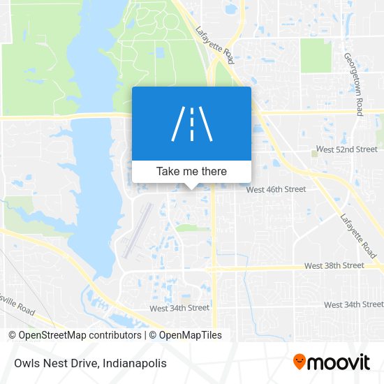 Mapa de Owls Nest Drive