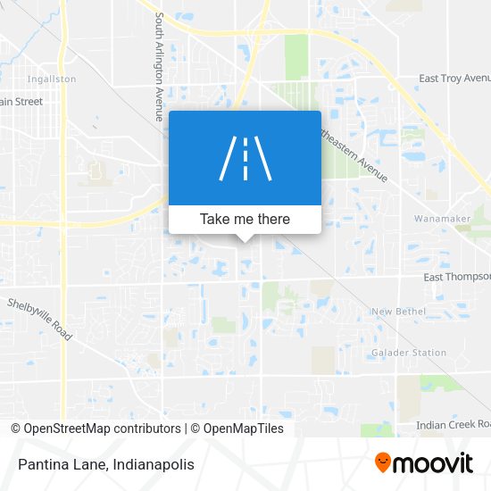 Mapa de Pantina Lane