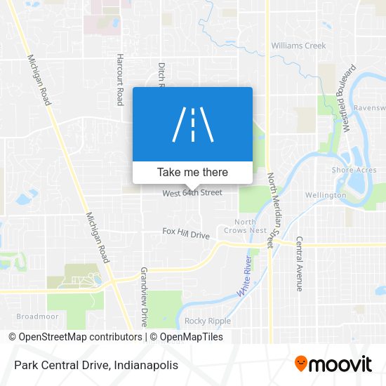 Park Central Drive map