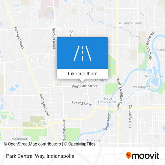 Park Central Way map