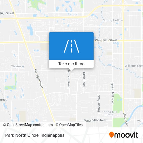 Park North Circle map