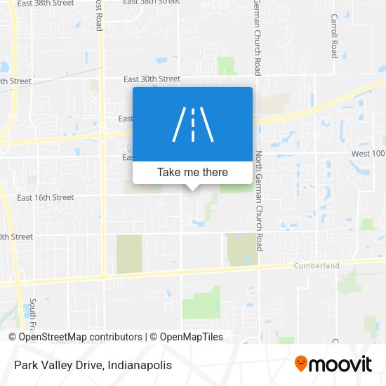 Mapa de Park Valley Drive