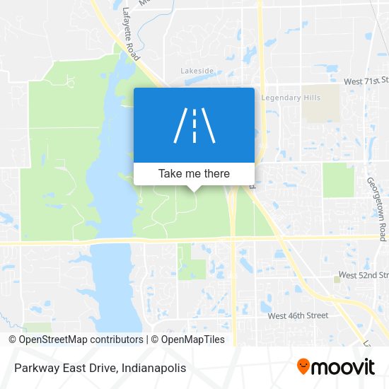 Parkway East Drive map