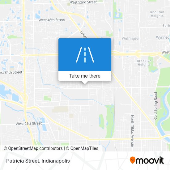 Patricia Street map