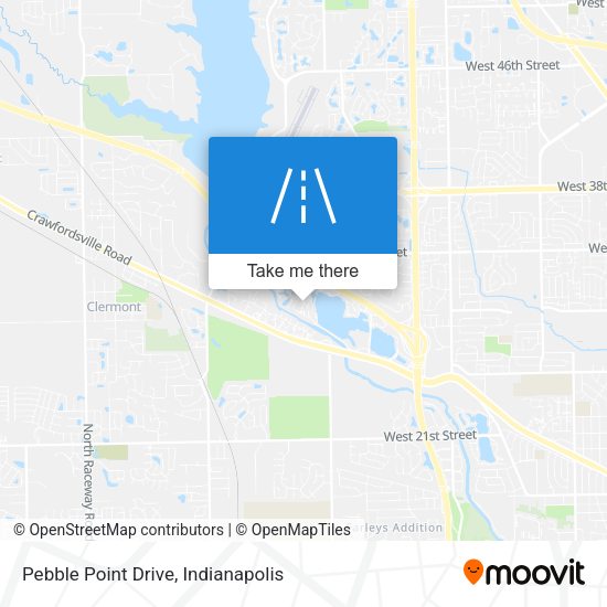 Mapa de Pebble Point Drive