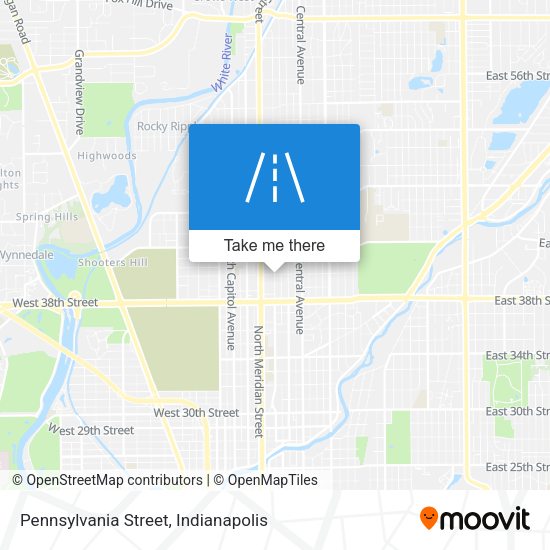 Pennsylvania Street map