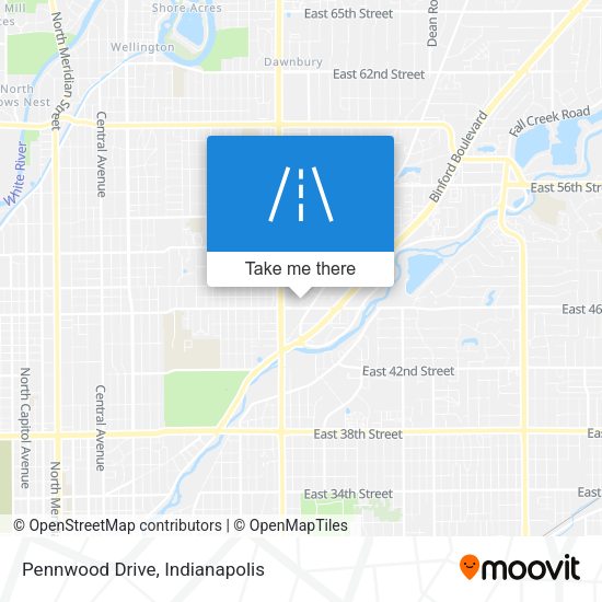 Pennwood Drive map