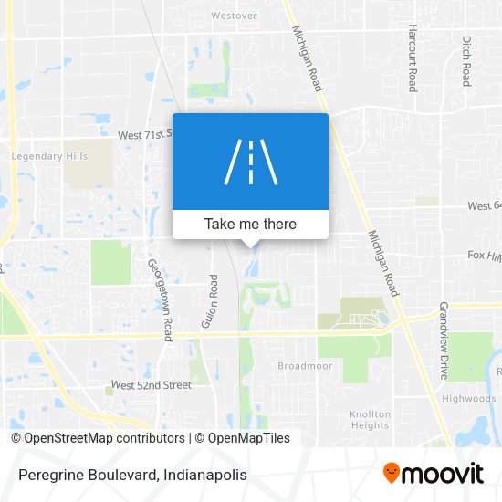 Peregrine Boulevard map