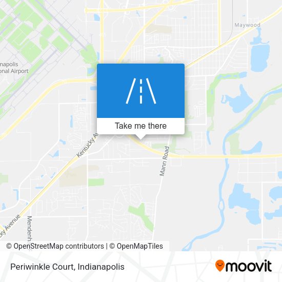 Mapa de Periwinkle Court