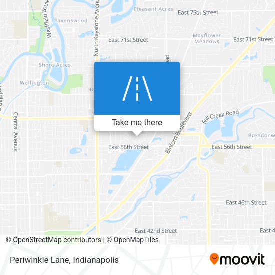 Periwinkle Lane map