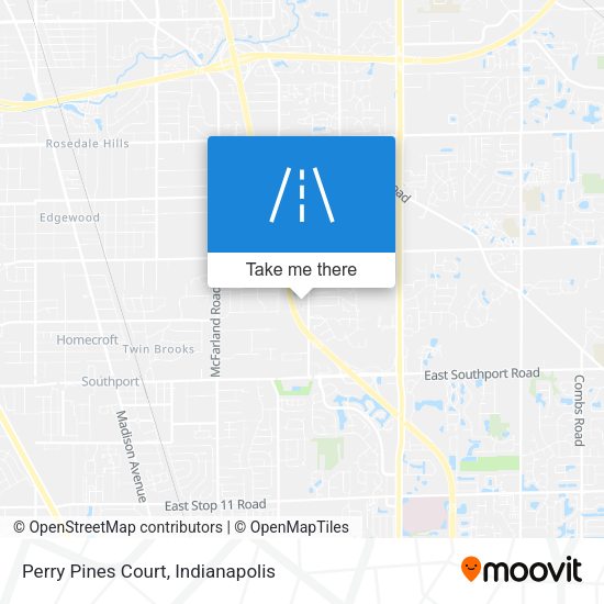 Perry Pines Court map