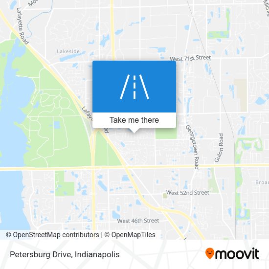Mapa de Petersburg Drive