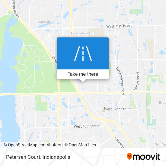 Petersen Court map