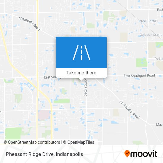 Pheasant Ridge Drive map