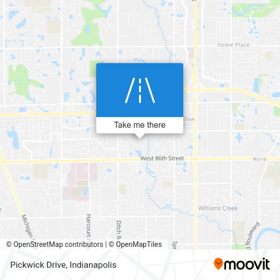 Mapa de Pickwick Drive