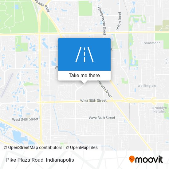 Pike Plaza Road map