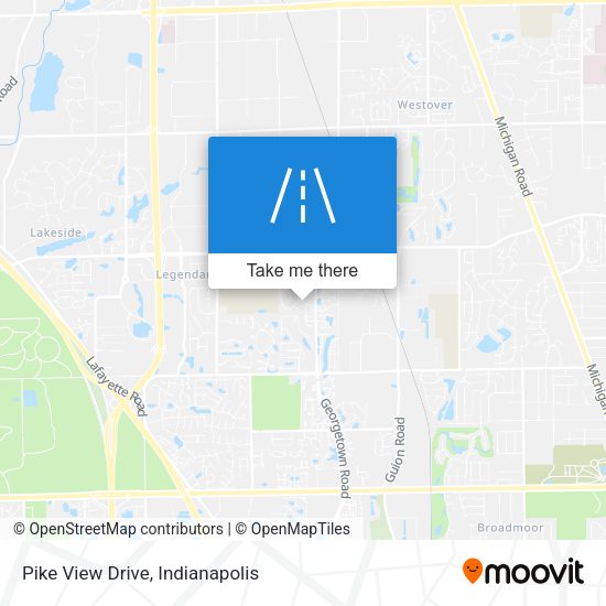 Pike View Drive map