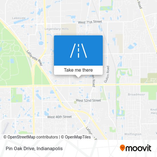 Mapa de Pin Oak Drive