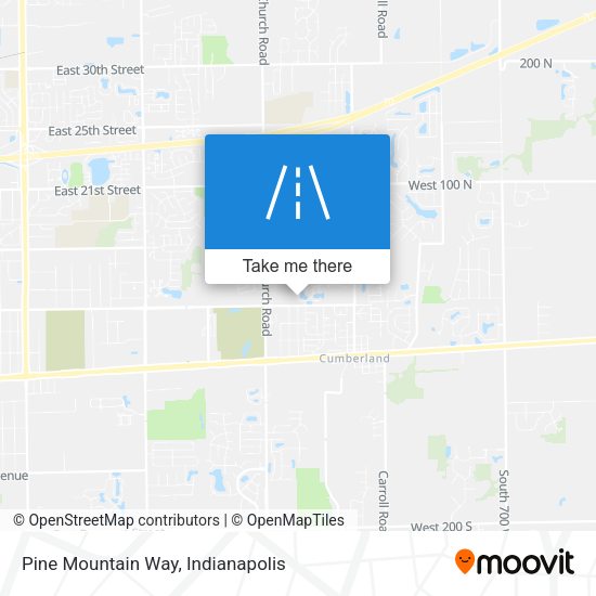 Mapa de Pine Mountain Way