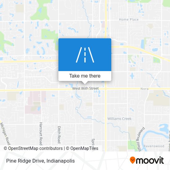 Mapa de Pine Ridge Drive