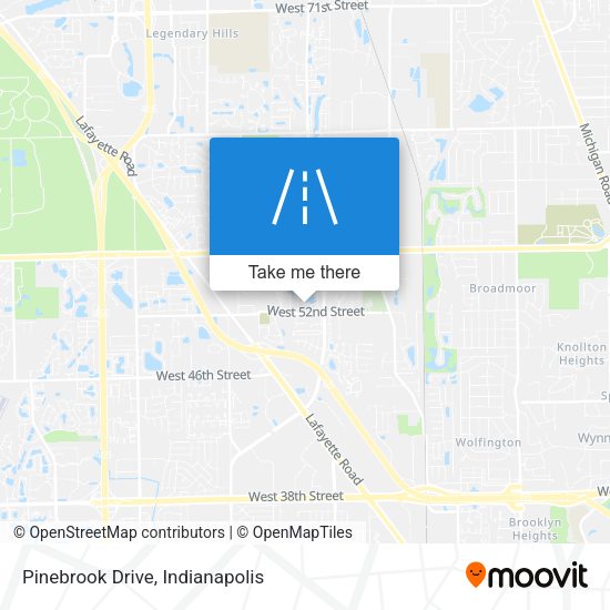 Mapa de Pinebrook Drive