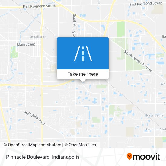 Pinnacle Boulevard map