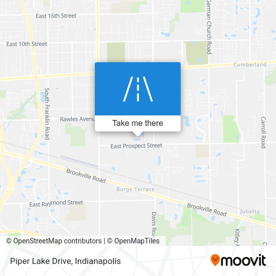 Piper Lake Drive map