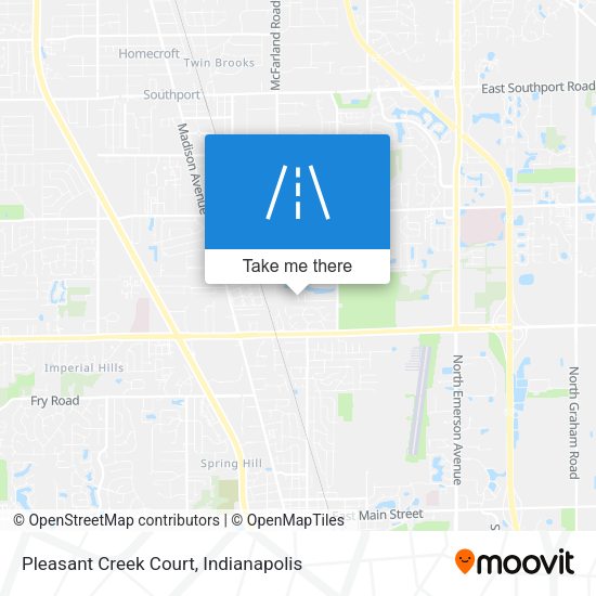 Pleasant Creek Court map