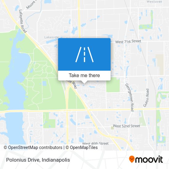 Polonius Drive map