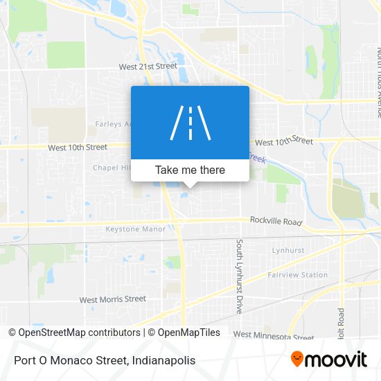 Port O Monaco Street map
