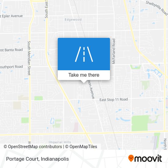 Portage Court map