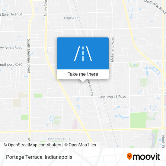 Portage Terrace map