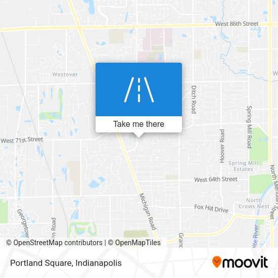 Portland Square map