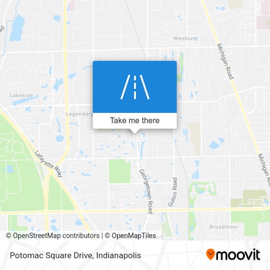 Potomac Square Drive map