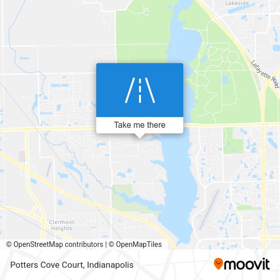 Mapa de Potters Cove Court