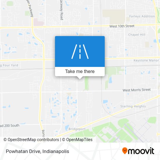 Powhatan Drive map
