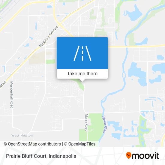 Mapa de Prairie Bluff Court