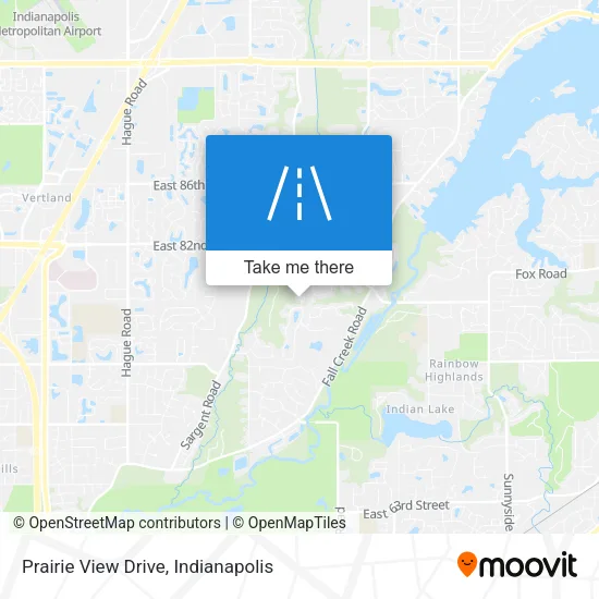 Prairie View Drive map