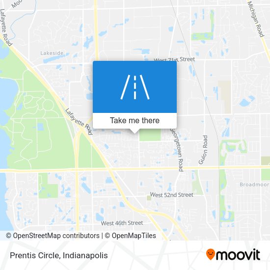 Prentis Circle map