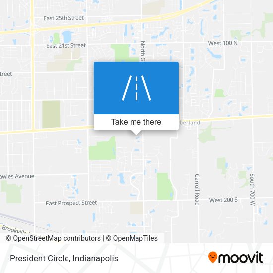 President Circle map
