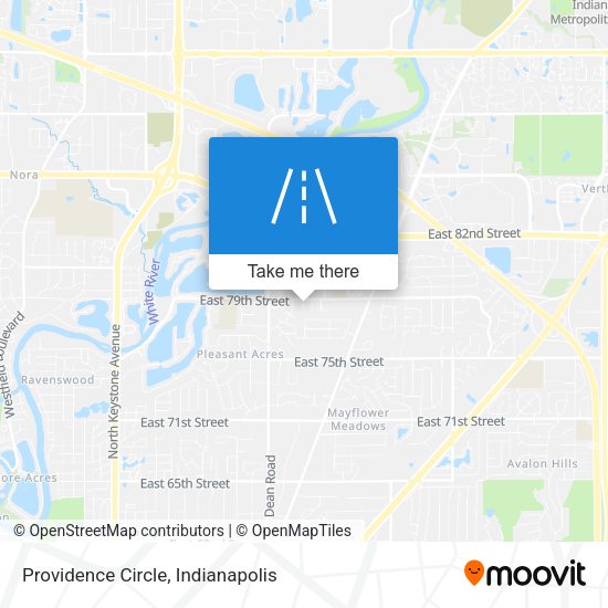 Providence Circle map
