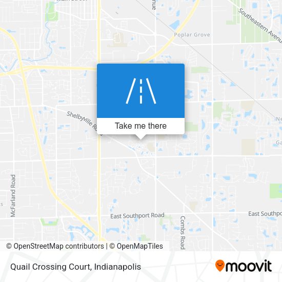 Quail Crossing Court map