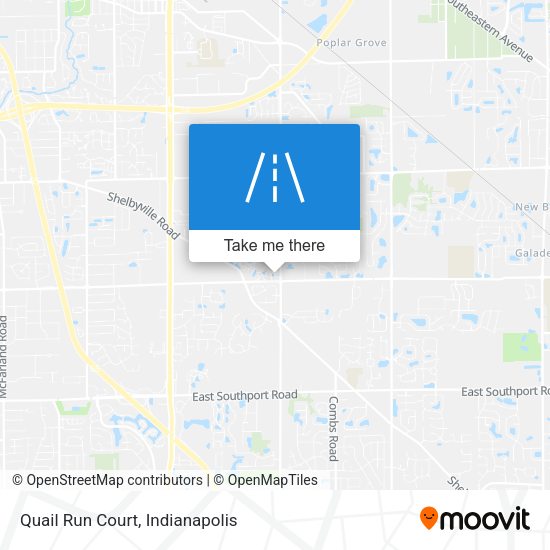 Quail Run Court map