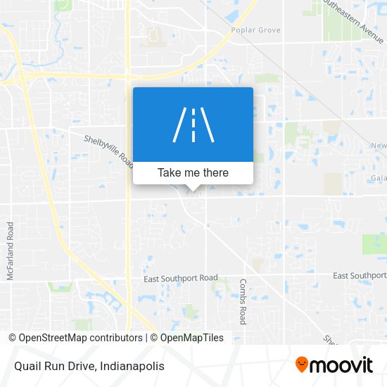 Quail Run Drive map