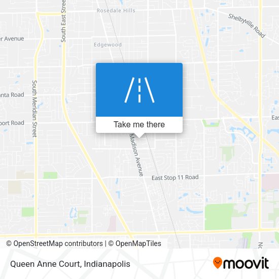 Mapa de Queen Anne Court